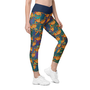 Make The Mimost of It! Crossover Leggings With Pockets