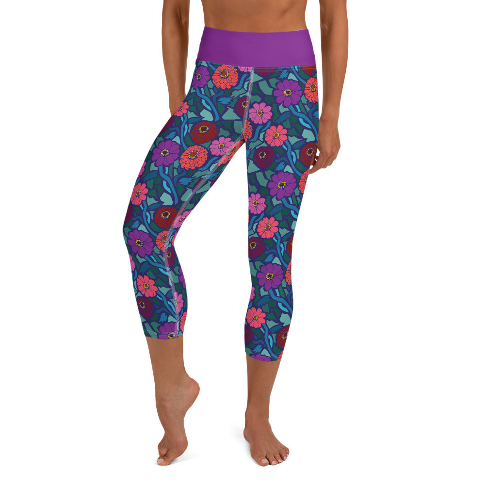 Active Back Zipper Pocket Crisscross Capri Leggings | Shop at Papaya  Clothing